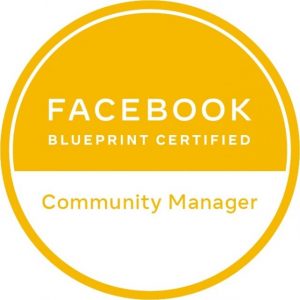 Badge certification Facebook
